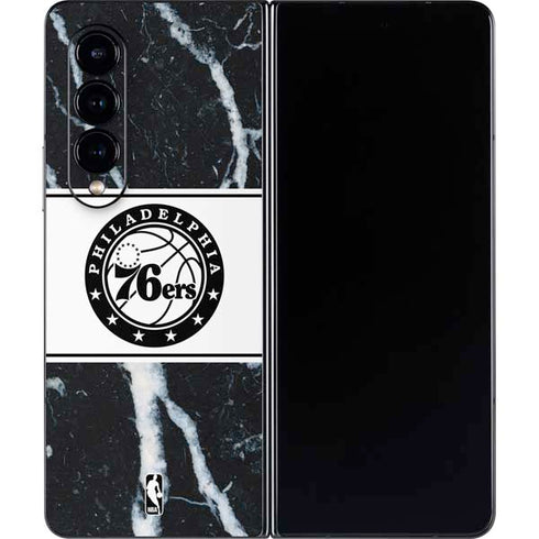 NBA Philadelphia 76ers Marble Galaxy Z Fold4 5G Skin