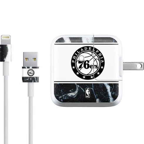 NBA Philadelphia 76ers Marble iPad Charger (10W USB) Skin