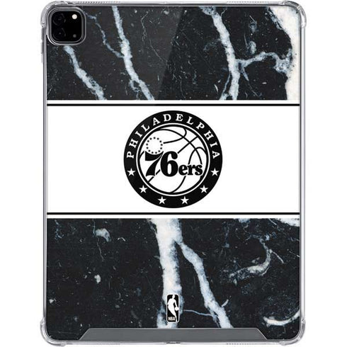NBA Philadelphia 76ers Marble iPad Pro 12.9in (2020) Clear Case