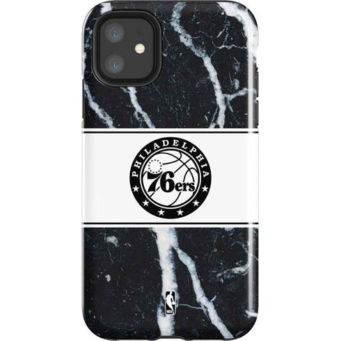 NBA Philadelphia 76ers Marble iPhone 11 Impact Case