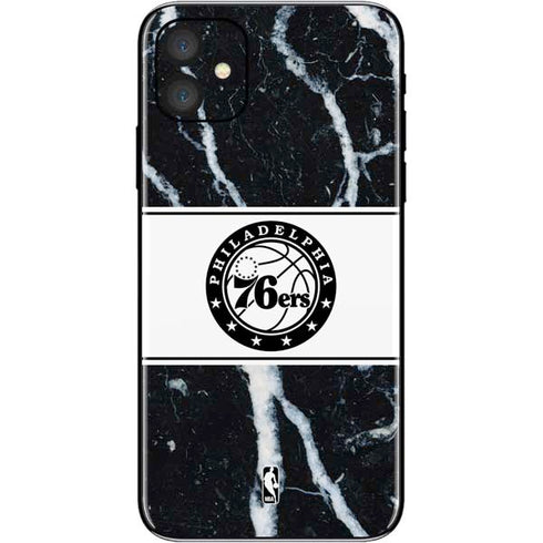 NBA Philadelphia 76ers Marble iPhone 11 Skin