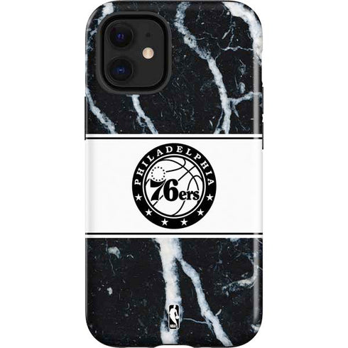 NBA Philadelphia 76ers Marble iPhone 12 Mini Impact Case
