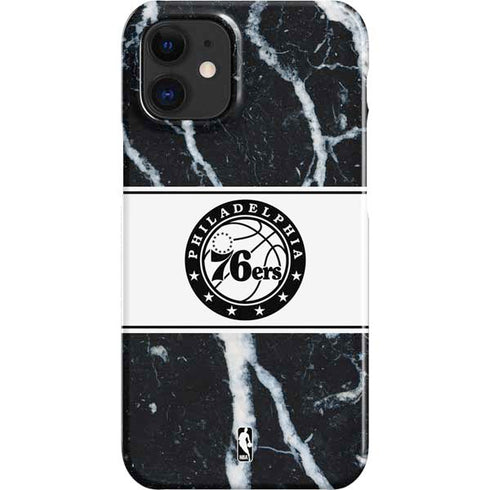 NBA Philadelphia 76ers Marble iPhone 12 Mini Lite Case
