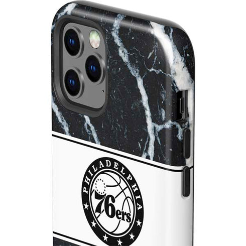 NBA Philadelphia 76ers Marble iPhone 12 Pro Impact Case