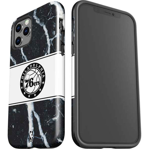NBA Philadelphia 76ers Marble iPhone 12 Pro Impact Case