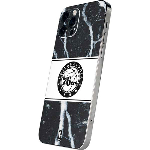 NBA Philadelphia 76ers Marble iPhone 12 Pro Skin