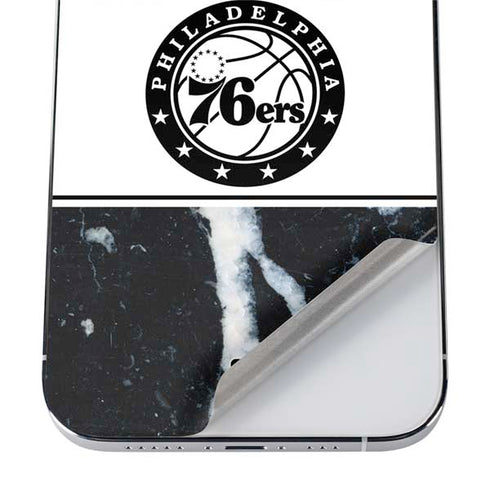 NBA Philadelphia 76ers Marble iPhone 12 Pro Skin