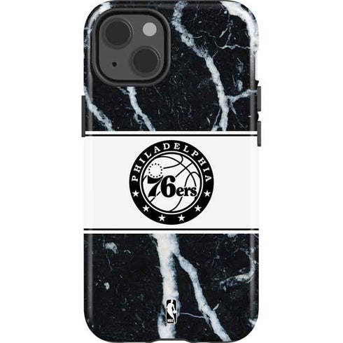 NBA Philadelphia 76ers Marble iPhone 13 Impact Case