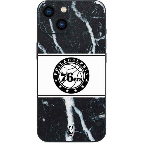 NBA Philadelphia 76ers Marble iPhone 13 Mini Skin