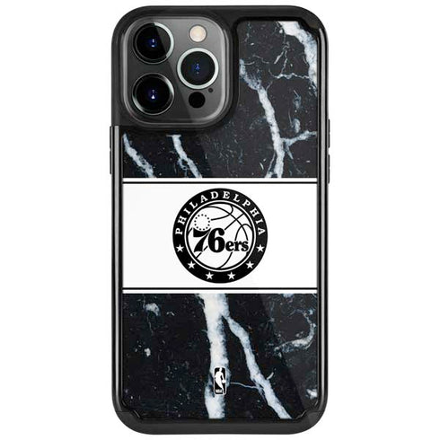 NBA Philadelphia 76ers Marble iPhone 13 Pro Cargo Case