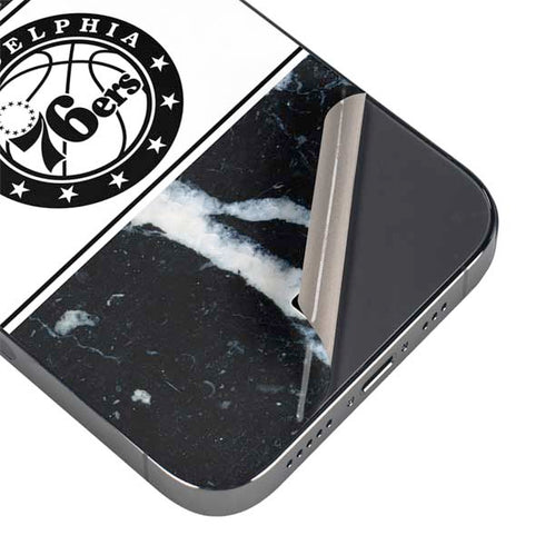 NBA Philadelphia 76ers Marble iPhone 13 Pro Max Skin