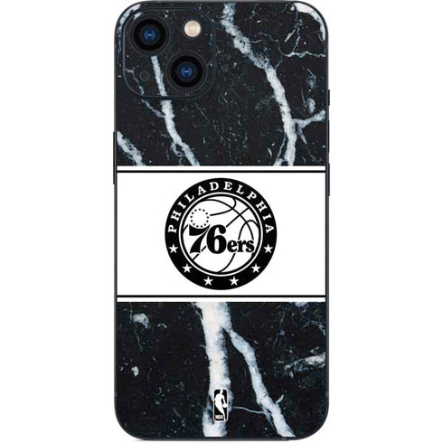 NBA Philadelphia 76ers Marble iPhone 14 Plus Skin