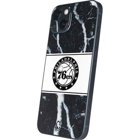 NBA Philadelphia 76ers Marble iPhone 14 Plus Skin