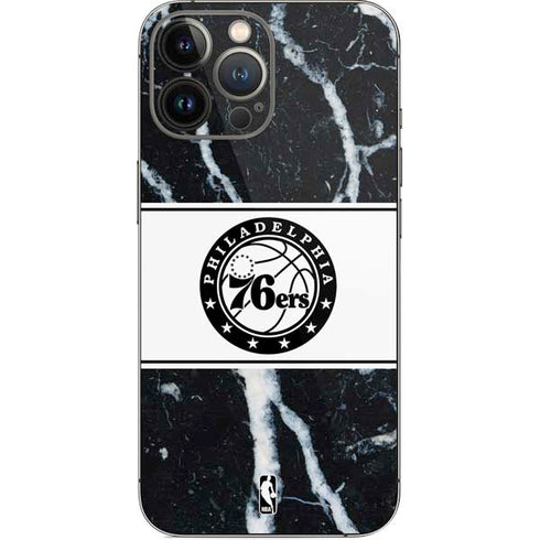 NBA Philadelphia 76ers Marble iPhone 14 Pro Max Skin