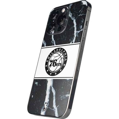 NBA Philadelphia 76ers Marble iPhone 14 Pro Max Skin