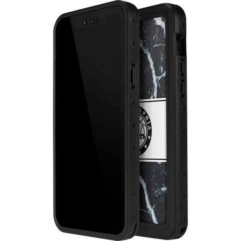 NBA Philadelphia 76ers Marble iPhone 14 Pro Waterproof Case