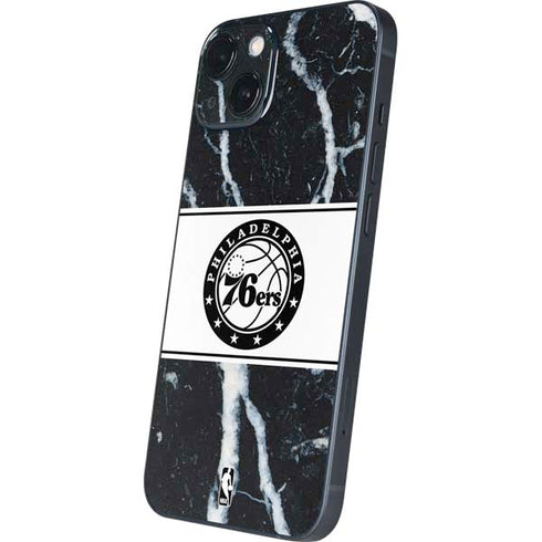 NBA Philadelphia 76ers Marble iPhone 15 Skin