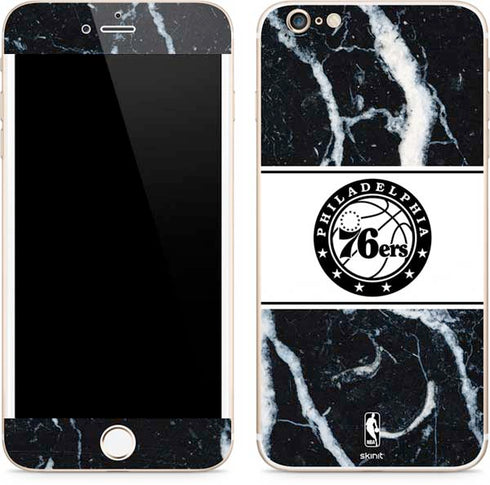 NBA Philadelphia 76ers Marble iPhone 6/6s Plus Skin