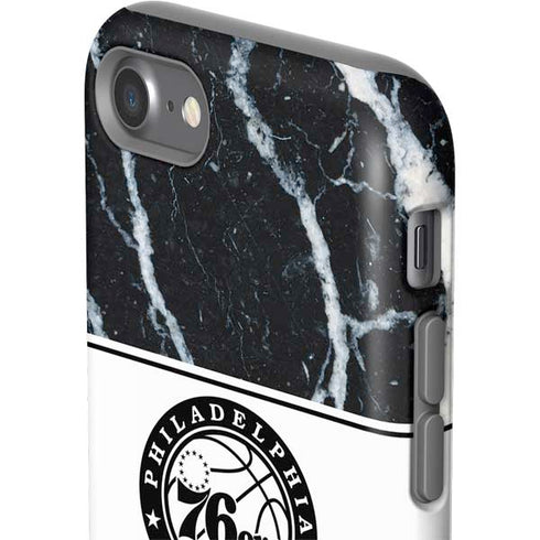 NBA Philadelphia 76ers Marble iPhone SE (2nd & 3rd Gen) Pro Case