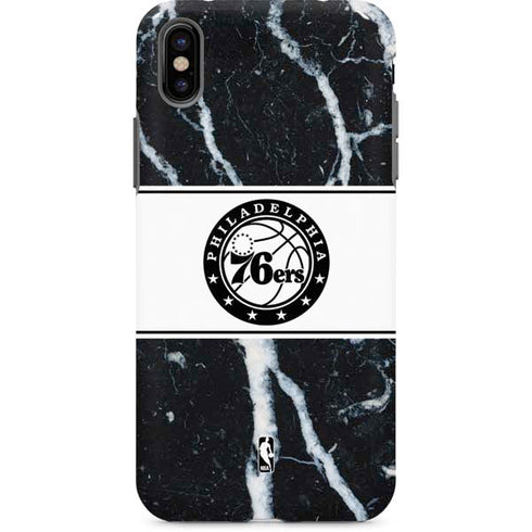 NBA Philadelphia 76ers Marble iPhone X Pro Case