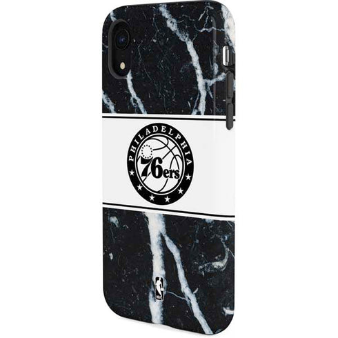 NBA Philadelphia 76ers Marble iPhone XR Pro Case