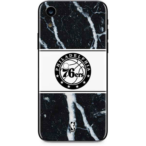 NBA Philadelphia 76ers Marble iPhone XR Skin