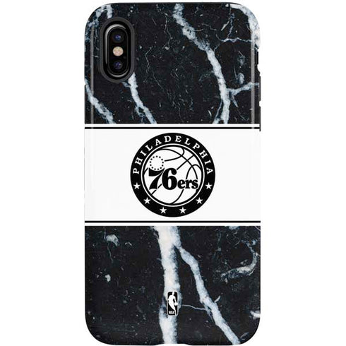 NBA Philadelphia 76ers Marble iPhone XS Pro Case