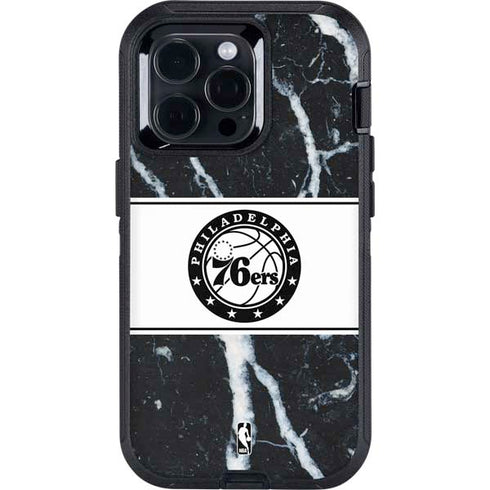 NBA Philadelphia 76ers Marble Otterbox Defender iPhone Skin