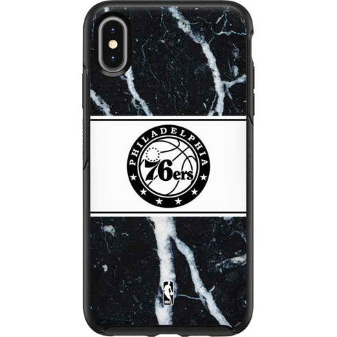 NBA Philadelphia 76ers Marble Otterbox Symmetry iPhone Skin