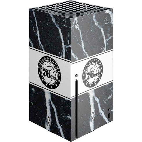 NBA Philadelphia 76ers Marble Xbox Series X Console Skin