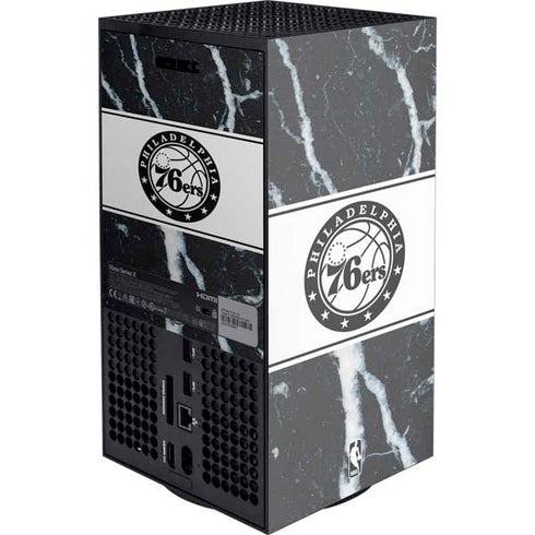 NBA Philadelphia 76ers Marble Xbox Series X Console Skin