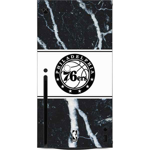 NBA Philadelphia 76ers Marble Xbox Series X Console Skin