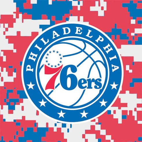 NBA Philadelphia 76ers Red Digi Camo Nintendo 2DS XL (2017) Skin