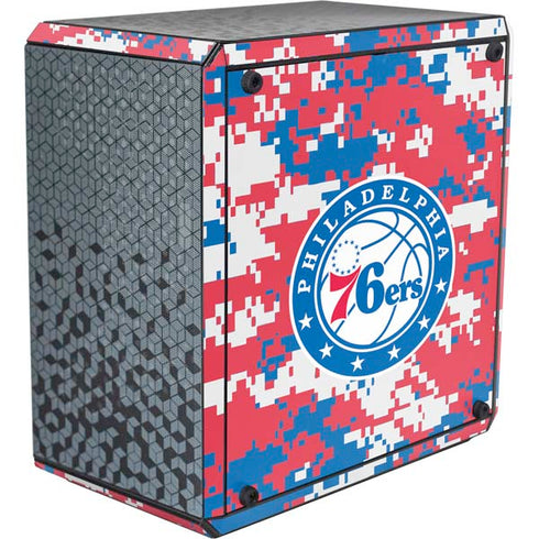NBA Philadelphia 76ers Red Digi Camo Cooler Master MasterBox Q300L Mini Tower Skin