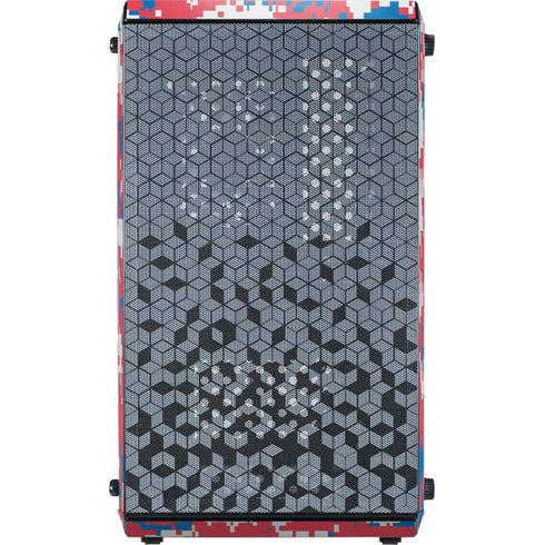 NBA Philadelphia 76ers Red Digi Camo Cooler Master MasterBox Q300L Mini Tower Skin