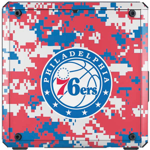 NBA Philadelphia 76ers Red Digi Camo Cooler Master MasterBox Q300L Mini Tower Skin