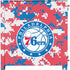 NBA Philadelphia 76ers Red Digi Camo Corsair 4000D Tempered Glass Mid-Tower ATX Case Skin