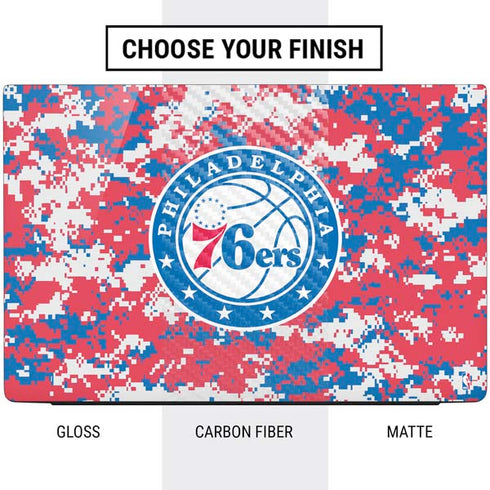 NBA Philadelphia 76ers Red Digi Camo Dell Vostro Skin