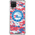 NBA Philadelphia 76ers Red Digi Camo Galaxy A12 Clear Case