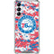 NBA Philadelphia 76ers Red Digi Camo Galaxy A14 5G Clear Case