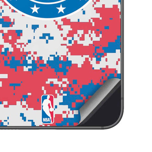 NBA Philadelphia 76ers Red Digi Camo Galaxy A14 5G Skin