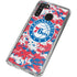 NBA Philadelphia 76ers Red Digi Camo Galaxy A21 Clear Case