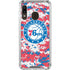 NBA Philadelphia 76ers Red Digi Camo Galaxy A30 Clear Case