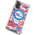 NBA Philadelphia 76ers Red Digi Camo Galaxy A32 5G Clear Case