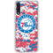 NBA Philadelphia 76ers Red Digi Camo Galaxy A50 Clear Case