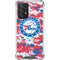 NBA Philadelphia 76ers Red Digi Camo Galaxy A52 5G Clear Case