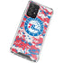 NBA Philadelphia 76ers Red Digi Camo Galaxy A52 5G Clear Case