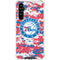 NBA Philadelphia 76ers Red Digi Camo Galaxy A54 5G Clear Case