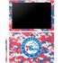 NBA Philadelphia 76ers Red Digi Camo Galaxy Book 12in Skin