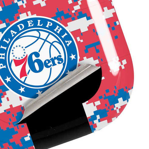 NBA Philadelphia 76ers Red Digi Camo Galaxy Buds Pro Skin